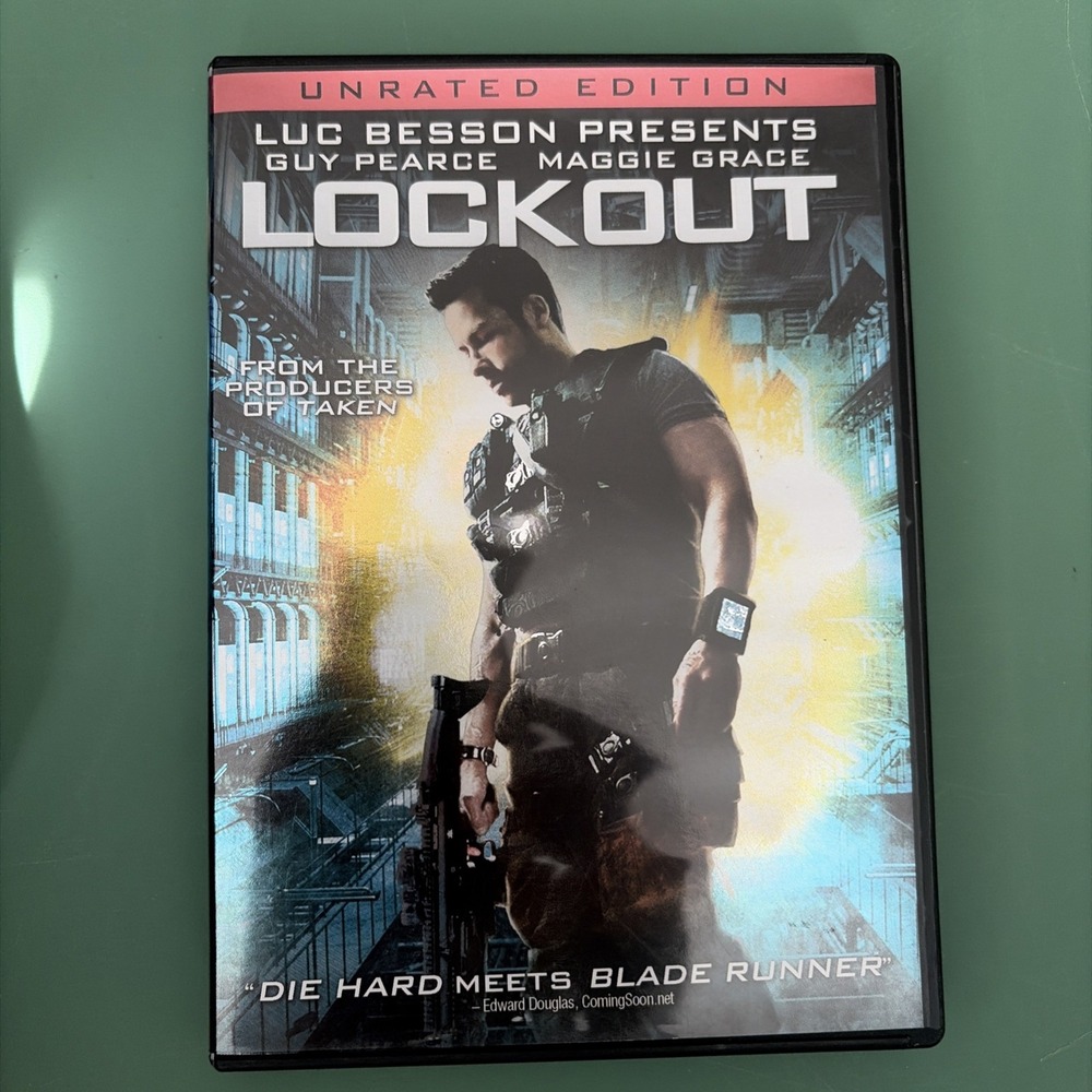 Lockout - DVD Guy Pearce Maggie Grace Action Movie